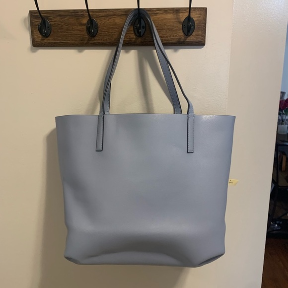 Kate Spade Blue and Brown Plaid Leather Tote Bag Set - Picture 8 of 8